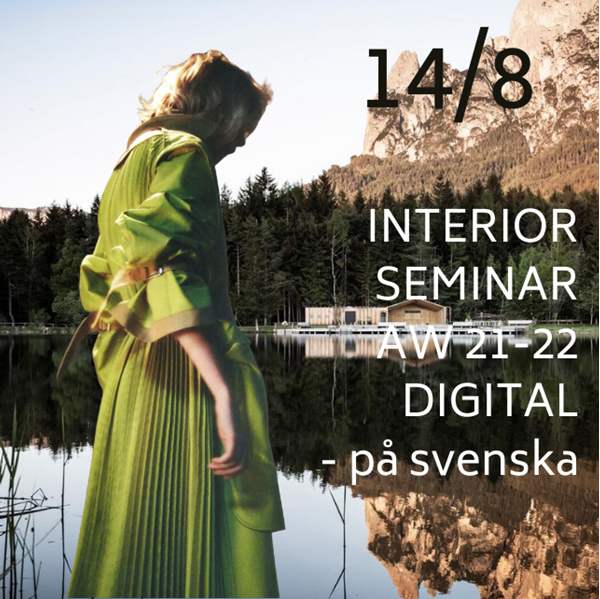 Bild på Online Interiör seminarie fredag 14/8 - SVE