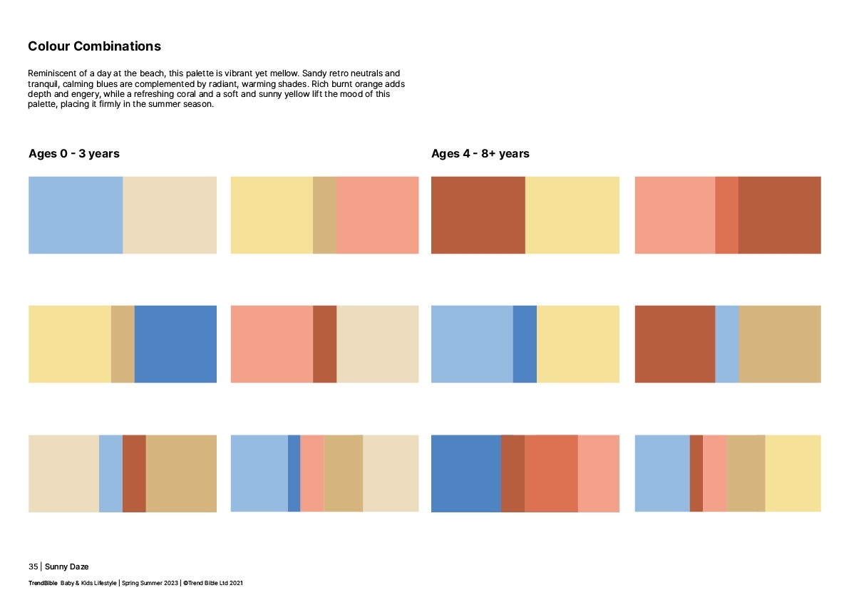 Colour Direction Seasonal Palettes for Baby & Kids - TrendBible