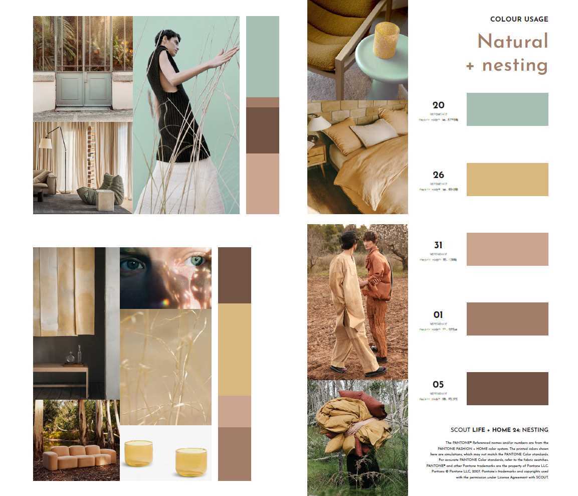 Trend forecasting Colour Systems colourhouse.se. scout life + home