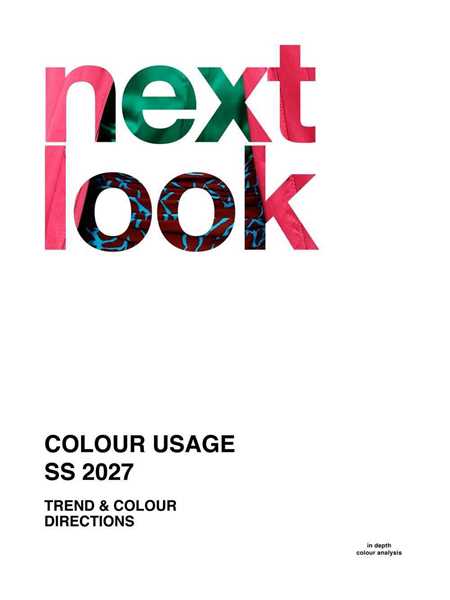 Picture of Next Look Colour Usage